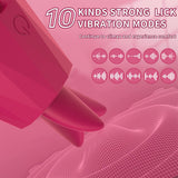 Vibrador rosa femenino con forma de diamante, estimulador de clítoris, juguetes sexuales para mujer 