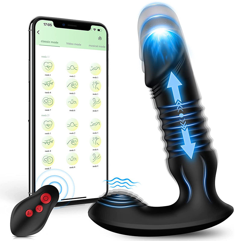 Fobono 7 Vibration 7 Thrusting App Control Anal Vibrator Prostate Massage