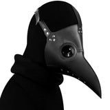 Gothic Steampunk Beak Bird Raven Jackdaw Mask Medieval Halloween Costume Props