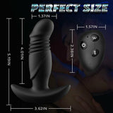 JOAIDA Prostate Massager 3 Thrusts & 10 Vibrations WENDT Butt Plug