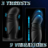 JOAIDA Prostata-Massagegerät 3 Stöße und 10 Vibrationen WENDT Butt Plug 