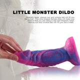 Monster Design Starry Huge Dildo Plus Size Liquid Silicone