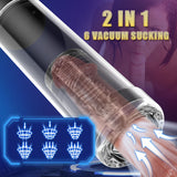 Penisvergrößerung 6 Saug-Vakuumpumpe Trainning Male Maturbation Cup 