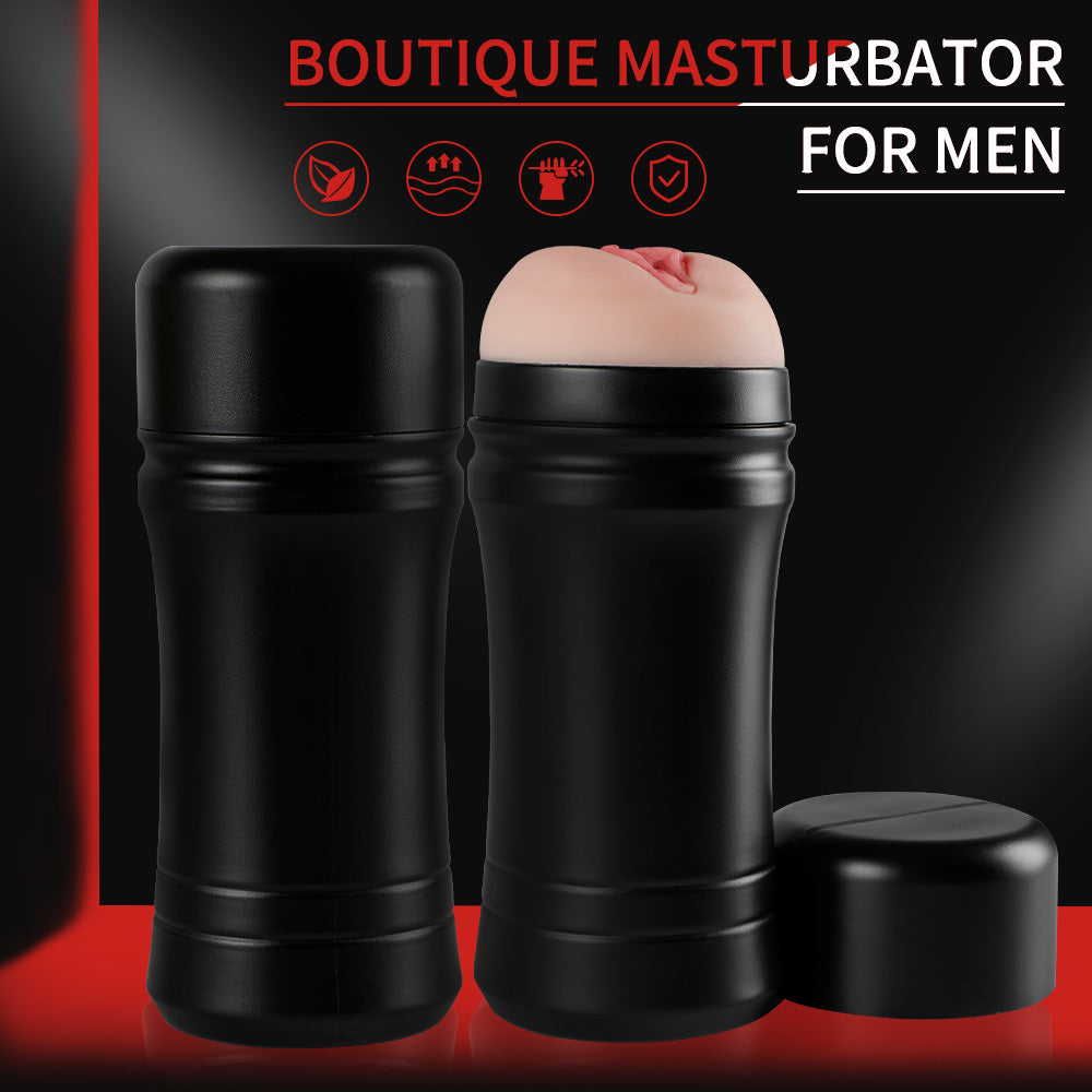 Manual Maturbation Cup Realistic Tight Tunnel Lifelike Pussy Stroker