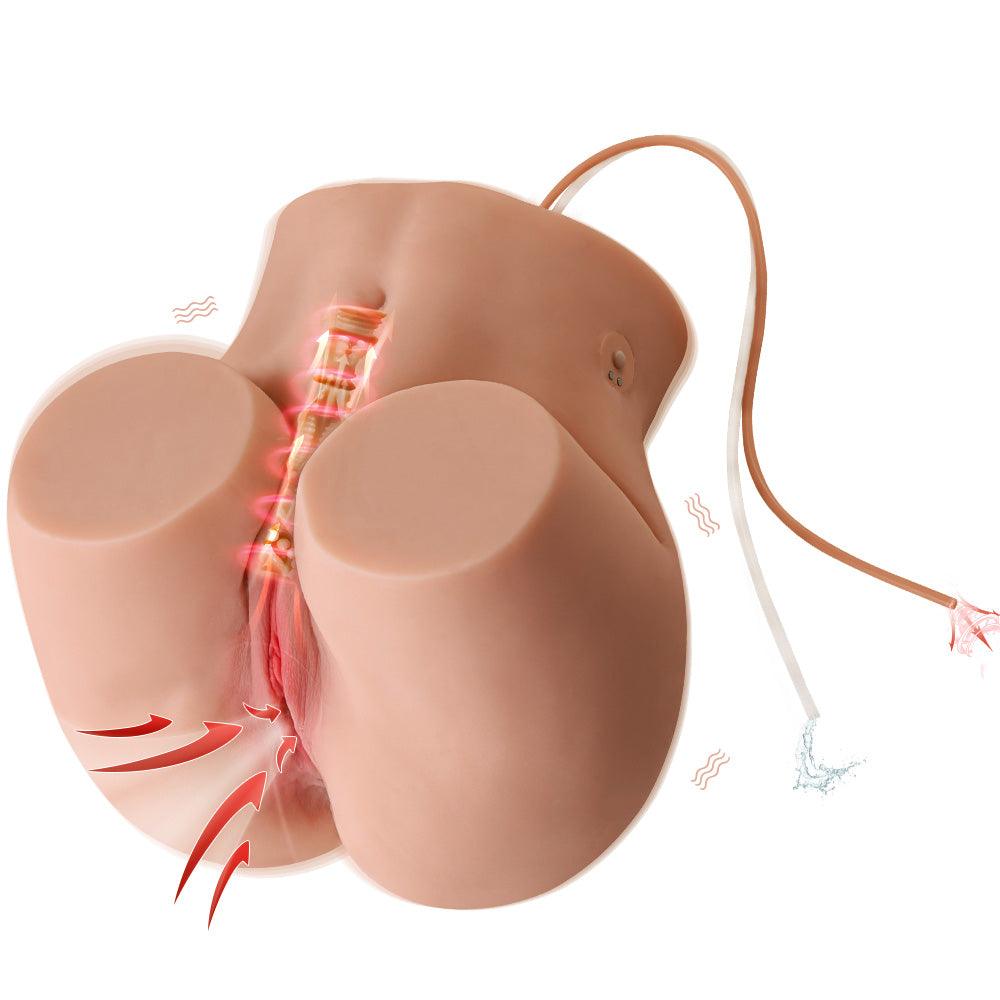 Propinkup Plus size Realistic Sex Doll Automatical Sucking Vibration - 2IN1 Miriam Ass Masturbation Lifelike Butt - propinkup