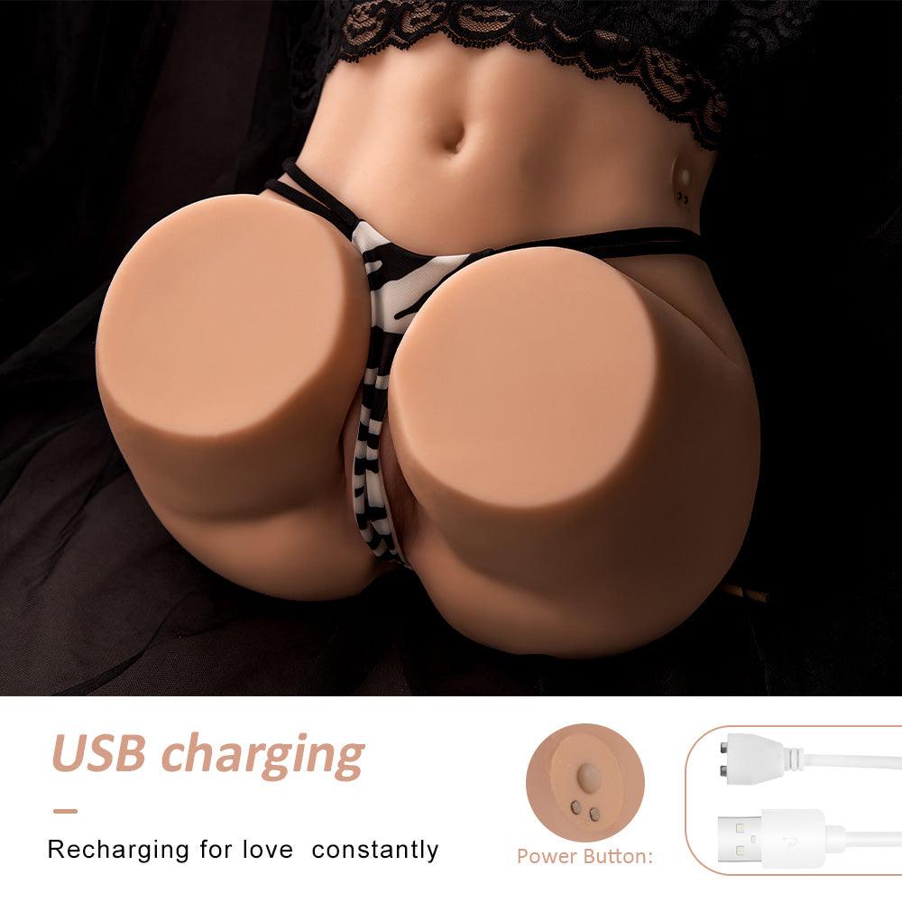 Propinkup Plus size Realistic Sex Doll Automatical Sucking Vibration - 2IN1 Miriam Ass Masturbation Lifelike Butt - propinkup