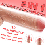 Propinkup Super Realistic Max Cock 3 Stretching 10 Vibration Lifelike Dildo