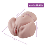Propinkup Realistische Sexpuppe - 2IN1 Ruby Ass Dual Channel 3D Vagina lebensechter Hintern 