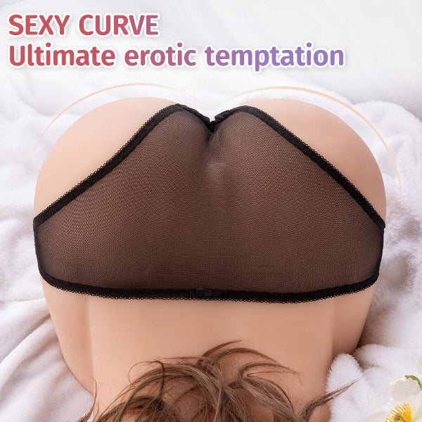 Realistic Doggy Style Butt Plus Size | 19.4lb Lifelike Male Masturbator with Big Fat Ass Tight Vagina Dual Channels - propinkup