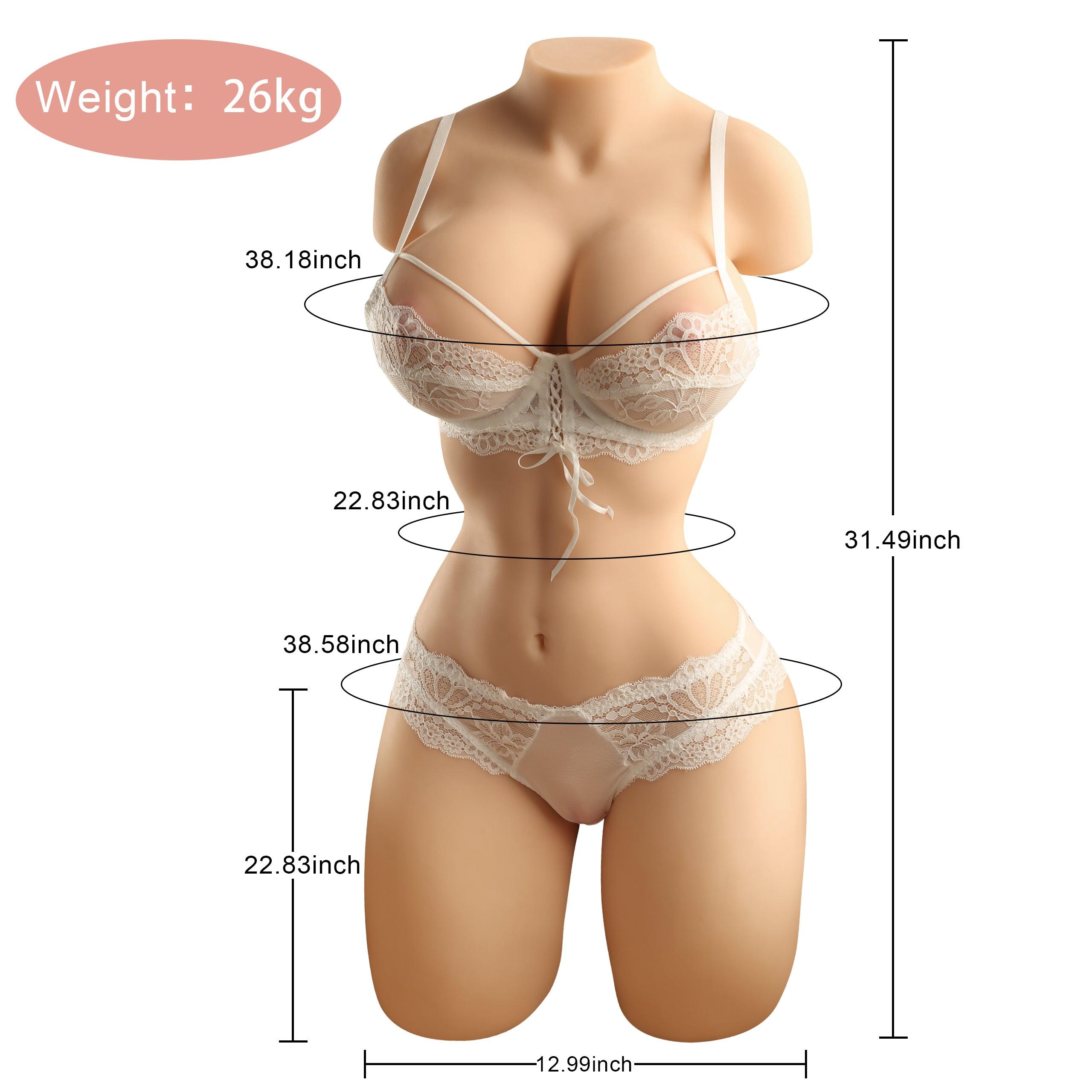 Propinkup Realistic Sex Doll | 57.32lb Brandi Big Boobs Lifelike Skinny Body Male Masturbator - propinkup
