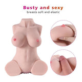 Propinkup 3IN1 Realistic Sex Doll - Lorain Plump Breast 3D Pussy Anal Dual Channels Lifelike Skin Toy