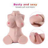 Propinkup 3IN1 Realistic Sex Doll - Lorain Plump Breast 3D Pussy Anal Dual Channels Lifelike Skin Toy