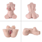 Propinkup 3IN1 Realistic Sex Doll - Lorain Plump Breast 3D Pussy Anal Dual Channels Lifelike Skin Toy