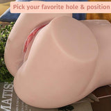 Propinkup Realistic Sex Doll | 7.93lb Olga Ass Dual Channel Male Masturbation Toy Lifelike Butt - propinkup