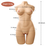 Propinkup Realistic Full Sized Sex Doll - Compus Belle Lifelike Soft Breast Skinny Fetish Body