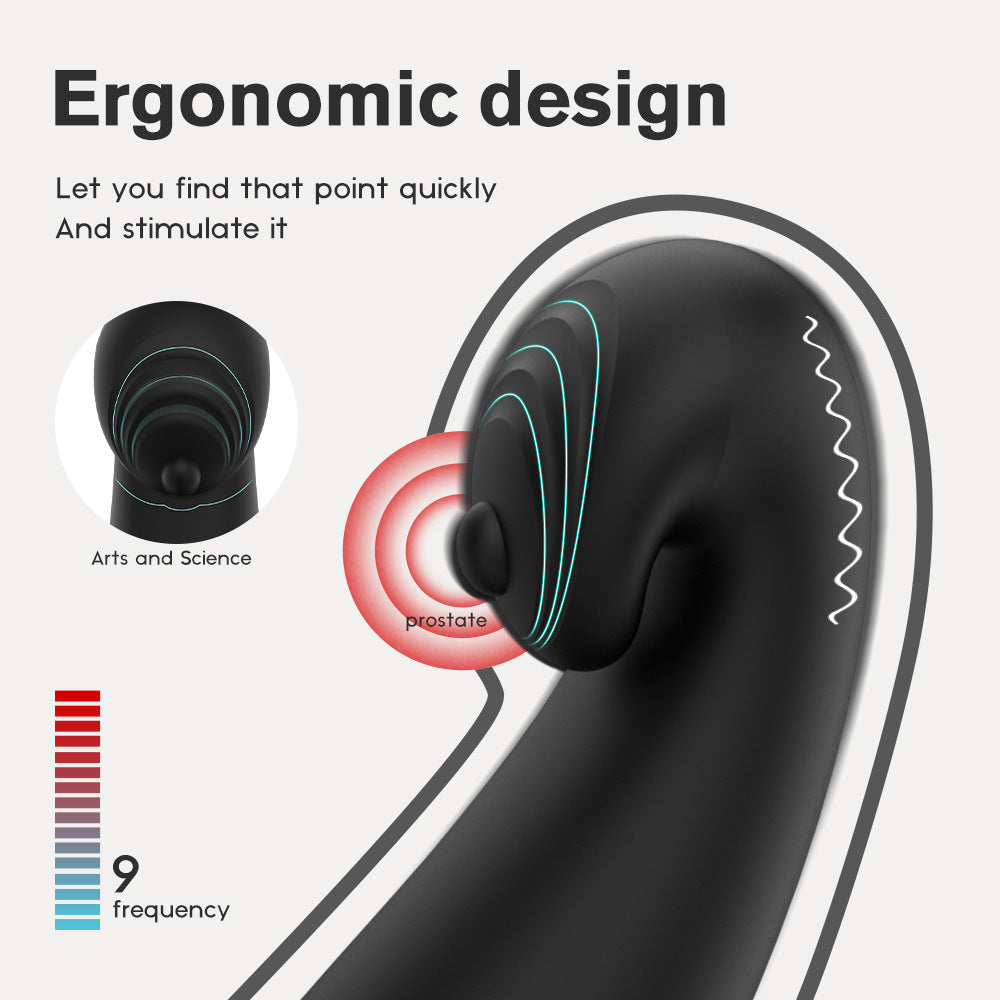 Versatile Vibrating Remote Control Cock Ring Butt Plug Prostate Massager