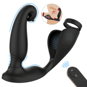 Propinkup Vielseitige vibrierende Fernbedienung Cockring Butt Plug Prostata-Massagegerät 