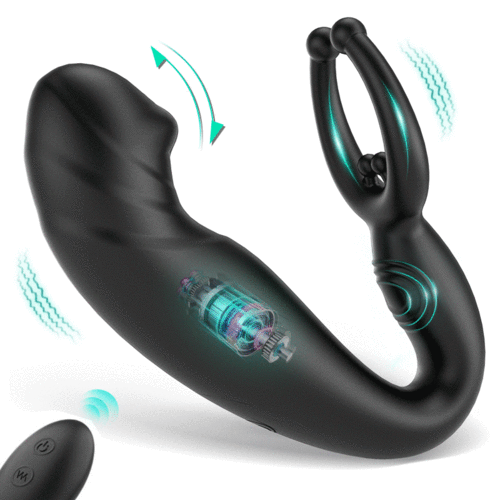 Rainstorm Bead Massage P-spot 9 Vibrating Prostate Massager with Remote Control