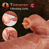 Reed 9 Vibrating Tongue Licking 3 Thrusting & Swing Heating Realistic Dildo Ferrill