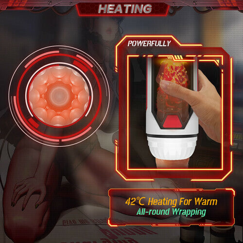 Roger One-click Orgasm with 4 Thrusting & Heating Future Machina Masturbator Cup