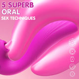 TRIPLE EXCITACIÓN Chupando Clítoris 5 Lamiendo 10 Vibrador Punto G Vibrador 