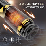 Copa de masturbación automática con vibración y empuje UNIMAT Beck™ Ⅱ 6 