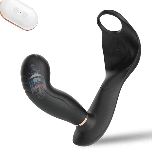 Wild Wind 7 Vibrating 7 Pulsating Anal Prostate Toy Teasing Butt Plug with Cock Ring