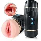 Propinkup Kay 2in1 Realista 7 Frecuencia 3 Velocidades Masturbador Masculino Canales Duales Realistas 