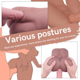 Propinkup Brown Lifelike Realistic Pocket Pussy 4.22lb Male Masturbator